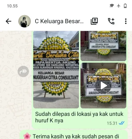 Pengiriman Papan Bunga Duka Rancamulya Gabuswetan